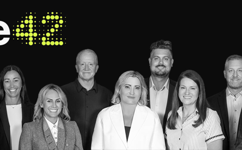 image shows a lineup of executives from rule42