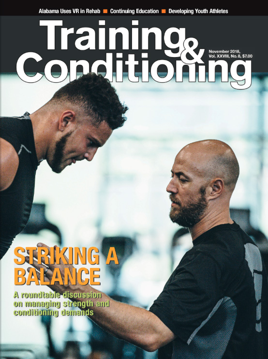 Training and conditioning magazine