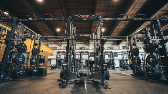 Inside view of the West Virginia strength training room