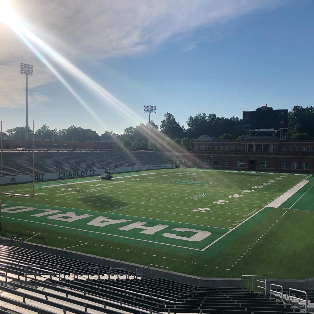 UNC Charlotte Installs New AstroTurf Field Coach and Athletic Director