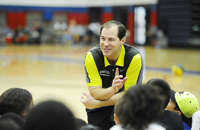 Baylor basketball coach teaching