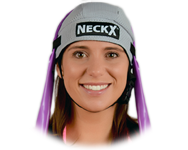 female athlete wearing NeckX