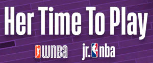 her time to play logo